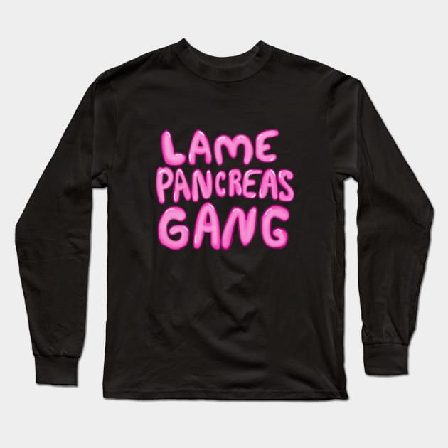 Lame Pancreas Gang Long Sleeve T-Shirt by CatGirl101